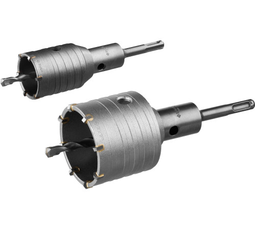 ЗУБР d 50, 68 мм, Alu кейс, набор коронок по бетону с оснасткой, Профессионал (29185-H2-1) купить  в Сочи