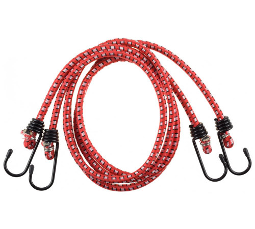 ЗУБР 100 см, d 8 мм, со стальными крюками, 2 шт, резиновый, крепежный шнур (40507-100) купить  в Сочи