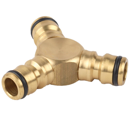 RACO PROFI, (соединитель - соединитель - соединитель), из латуни, штуцерный тройник (4246-55028B) купить  в Сочи