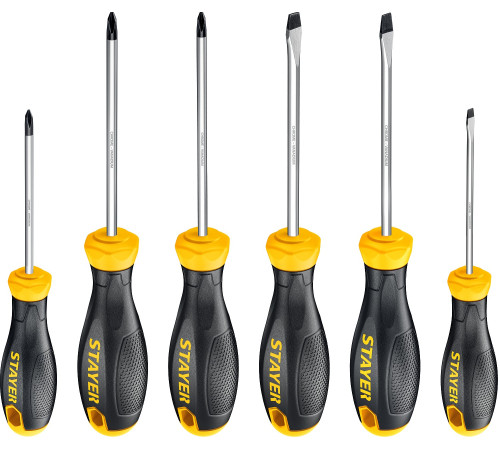 STAYER Hercules-X6, 6 предм., набор отверток (2513-H6) купить  в Сочи