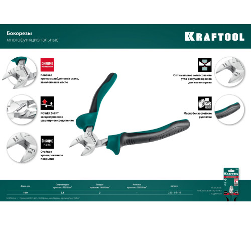 KRAFTOOL 160 мм, бокорезы (22011-5-16) купить в Сочи KRAFTOOL 160 мм, бокорезы (22011-5-16) купить в Сочи