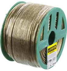 STAYER 3 мм, L 200 м, стальной трос в полимерной оболочке (30410-30)
