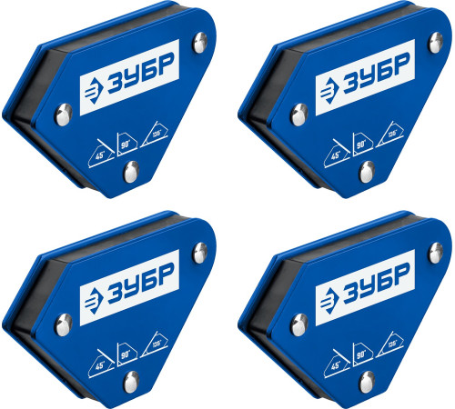 ЗУБР УМ-3, 4 шт, 4 кг, набор угольников магнитных для сварочных работ, Профессионал (40050-04) купить  в Сочи
