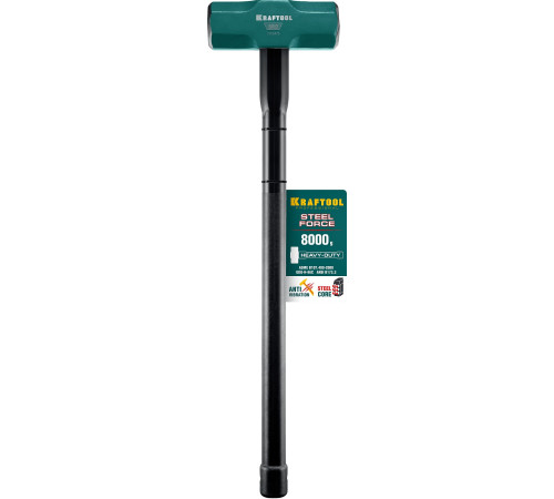 KRAFTOOL Steel FORCE, 8 кг, кувалда со стальной удлинённой обрезиненной рукояткой (2009-8) купить  в Сочи