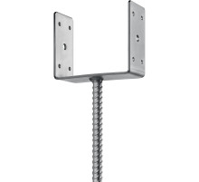 ЗУБР ОС-U, 141 x 120 x 60 мм, U-образное основание столба (310286-140)