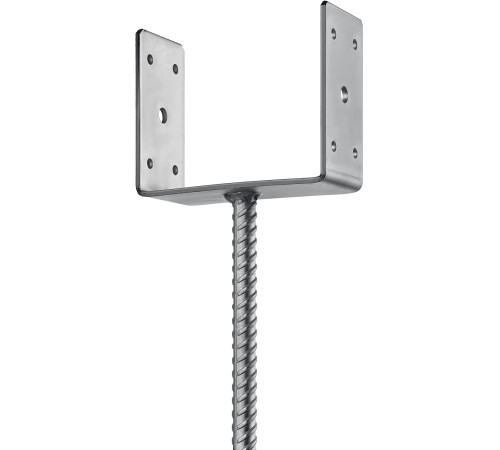 ЗУБР ОС-U, 141 x 120 x 60 мм, U-образное основание столба (310286-140) купить  в Сочи