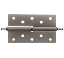 ЗУБР 125 х 75 х 2.5 мм, разъемная, левая, цвет матовый никель (PN), 2 шт, карточная петля (37605-125-4L)