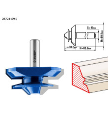 ЗУБР 69.9 x 30 мм, фреза кромочная для углового сращивания, Профессионал (28724-69.9)