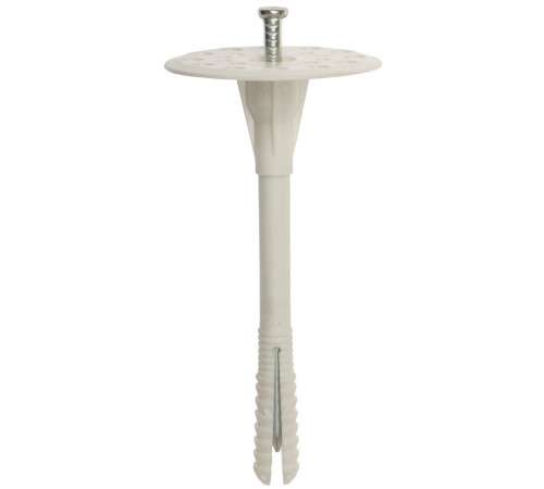 Дюбель для изоляционных материалов полипропиленовый, металлический стержень, 10 x 120 мм, 300 шт, ЗУБР купить  в Сочи