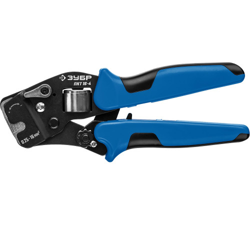 ЗУБР ПКТ-16-4, 0.25 - 16 мм2, с квадратным профилем, торцевые мультидиапазонные пресс-клещи, Профессионал (22694) купить  в Сочи
