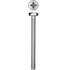 ЗУБР DIN 7985, кл. пр. 4.8, M4 х 40 мм, цинк, 9 шт, винт с полусферической головкой (303156-04-040)