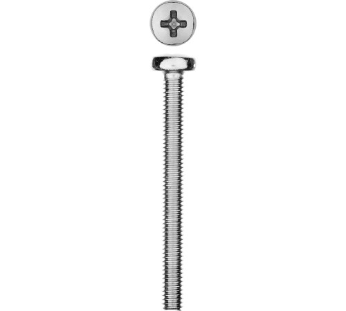 ЗУБР DIN 7985, кл. пр. 4.8, M4 х 40 мм, цинк, 9 шт, винт с полусферической головкой (303156-04-040) купить  в Сочи