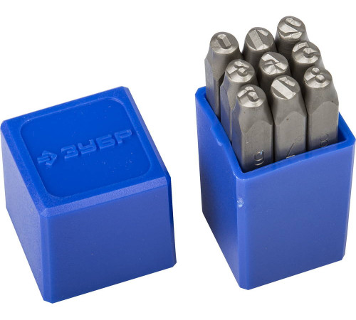 ЗУБР 5 мм, арабские, штамповочные цифровые клейма, Профессионал (21501-05) купить  в Сочи