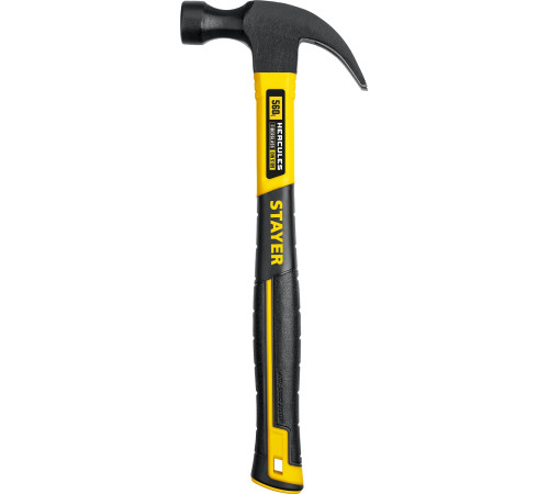 STAYER Hercules, 560 г, молоток-гвоздодёр столярный с фиберглассовой рукояткой, Professional (2026-560) купить  в Сочи