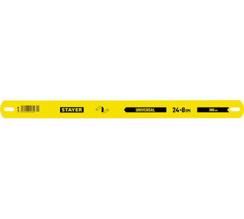 STAYER Duplex-XL, 24 + 18 TPI, 25 х 300 мм, 1 шт, коробка 50 шт, двустороннее широкое полотно по металлу (1590) купить в Сочи STAYER Duplex-XL, 24 + 18 TPI, 25 х 300 мм, 1 шт, коробка 50 шт, двустороннее широкое полотно по металлу (1590) купить в Сочи