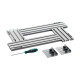 KRAFTOOL KRAFTFLEX MFS-200-400 мм, 4шт, Шаблон фрезерный в комплекте с 2 упорами (32807) купить в Сочи