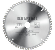 KRAFTOOL Precision, 260 х 30 мм, 60Т, пильный диск по дереву (36952-260-30)