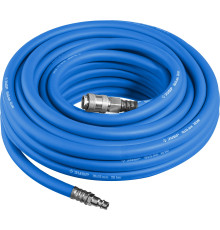 ЗУБР 10 м, 10 х 15 мм, 20 бар, воздушный шланг с фитингами рапид, Профессионал (6481-10)