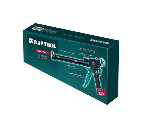 KRAFTOOL ULTRA 310 мл, регулировка силы давления, вариативная антикапельная система, усиленный cкелетный поворотный пистолет для герметика (06679) купить в Сочи KRAFTOOL ULTRA 310 мл, регулировка силы давления, вариативная антикапельная система, усиленный cкелетный поворотный пистолет для герметика (06679) купить в Сочи