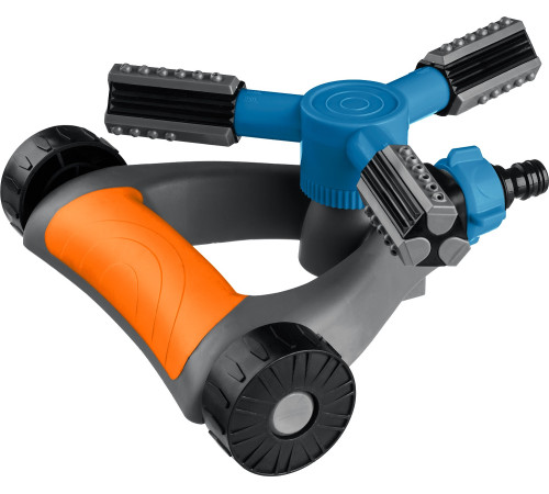 GRINDA RR-Pro, 3 сопла, на подставке с колёсиками, ударопрочный пластик, круговой распылитель, PROLine (429317) купить  в Сочи