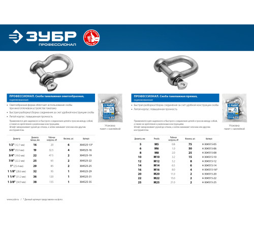 ЗУБР 20 мм, 2 шт, прямая скоба, Профессионал (4-304515-20) купить  в Сочи