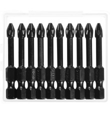 ЗУБР PH2, 10 шт, 50 мм, ударные биты, Профессионал (26021-2-50-S10)