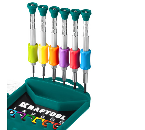 KRAFTOOL Precision-6, 6 предм., отвертка для точных работ (25679) купить в Сочи KRAFTOOL Precision-6, 6 предм., отвертка для точных работ (25679) купить в Сочи
