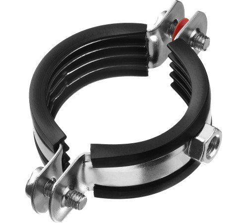 ЗУБР 1 1/2″, цинк, 8 шт, трубный хомут с гайкой (37850-47-52) купить  в Сочи