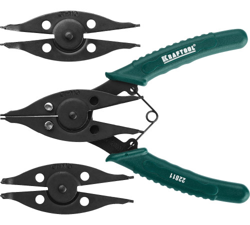 KRAFTOOL Universal 6-in-1, внешний/внутренний, съемник стопорных колец (22811) купить  в Сочи