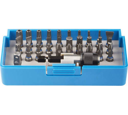 ЗУБР 32 шт, набор кованых бит с адаптером (26091-H32) купить  в Сочи