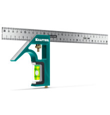 KRAFTOOL Combi 300 мм, Комбинированный многофункциональный угольник (34371)