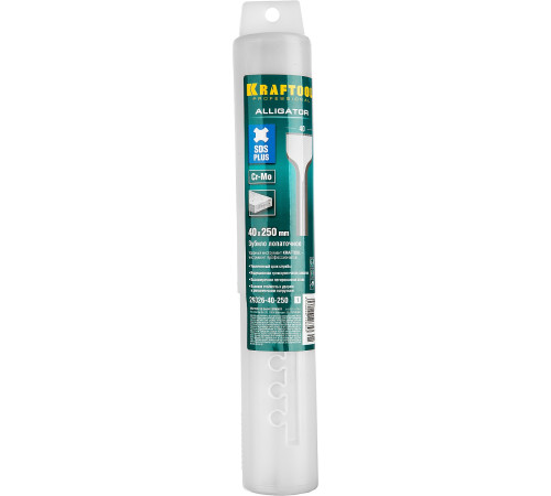 KRAFTOOL ALLIGATOR, 40 х 250 мм, SDS-plus, лопаточное зубило (29326-40-250) купить в Сочи KRAFTOOL ALLIGATOR, 40 х 250 мм, SDS-plus, лопаточное зубило (29326-40-250) купить в Сочи
