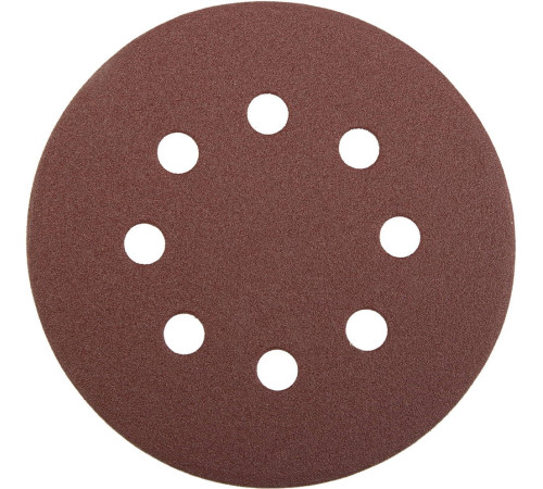 Круг STAYER ″PROFI″ из абразивной бумаги на велкро основе, 8 отв., P80, 125мм, 5шт купить  в Сочи
