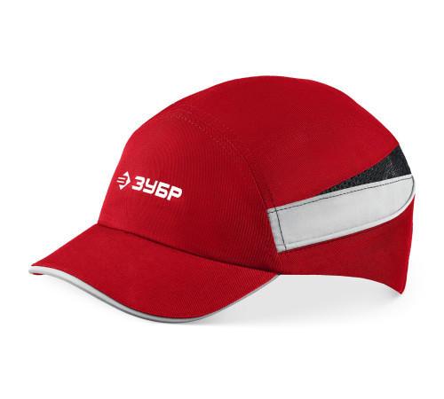 ЗУБР БИНОМ, красная, ударопрочный корпус, укороченный козырёк 55мм, размер от 54 до 59см, защитная каскетка, Профессионал (11096) купить  в Сочи