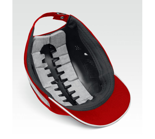 ЗУБР БИНОМ, красная, ударопрочный корпус, укороченный козырёк 55мм, размер от 54 до 59см, защитная каскетка, Профессионал (11096) купить  в Сочи