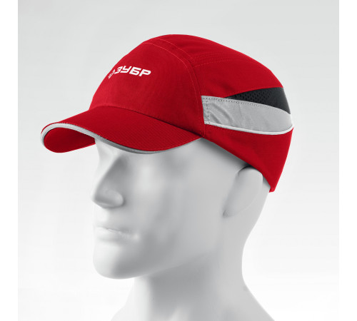 ЗУБР БИНОМ, красная, ударопрочный корпус, укороченный козырёк 55мм, размер от 54 до 59см, защитная каскетка, Профессионал (11096) купить  в Сочи