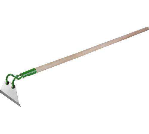 РОСТОК 90 х 50 х 1290 мм, трапециевидный профиль, нержавеющая сталь, деревянный черенок высш. сорт, мотыга (421575) купить  в Сочи РОСТОК 90 х 50 х 1290 мм, трапециевидный профиль, нержавеющая сталь, деревянный черенок высш. сорт, мотыга (421575) купить  в Сочи