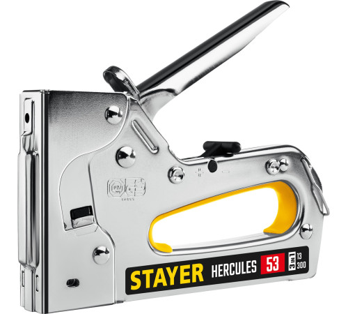 STAYER HERCULES-53, тип 53 (A/10/JT21) 23GA (6 - 14 мм)/13/300, стальной рессорный степлер, Professional (31519) купить в Сочи STAYER HERCULES-53, тип 53 (A/10/JT21) 23GA (6 - 14 мм)/13/300, стальной рессорный степлер, Professional (31519) купить в Сочи