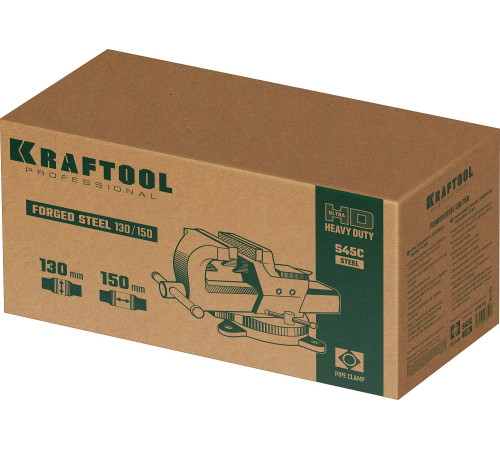 KRAFTOOL FORGE--130/150, с регулировкой компенсации люфта, кованые стальные тиски (32700-150) купить в Сочи KRAFTOOL FORGE--130/150, с регулировкой компенсации люфта, кованые стальные тиски (32700-150) купить в Сочи