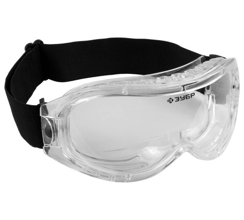 ЗУБР ПАНОРАМА ХС, закрытого типа, хим. стойкое ацетатное стекло, защитные очки с непрямой вентиляцией, Профессионал (110235) купить  в Сочи