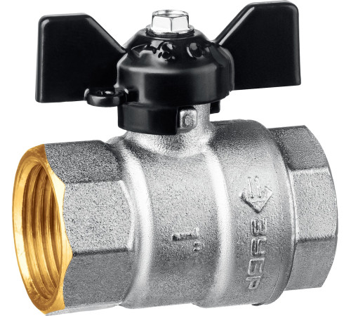 ЗУБР d 1″, ручка ″бабочка″, ″мама-мама″, полнопроходной шаровой кран (51323-1) купить  в Сочи