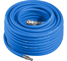 ЗУБР 20 м, 10 х 15 мм, 20 бар, воздушный шланг с фитингами рапид, Профессионал (6481-20)