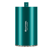 KRAFTOOL DIAMOND 250 мм (450 мм, 1 1/4″, лазерная сварка сегментов), Алмазная Коронка по железобетону (29825-250)