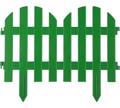 GRINDA Палисадник, 28 х 300 см, зеленый, 7 секций, декоративный забор (422205-G) купить  в Сочи