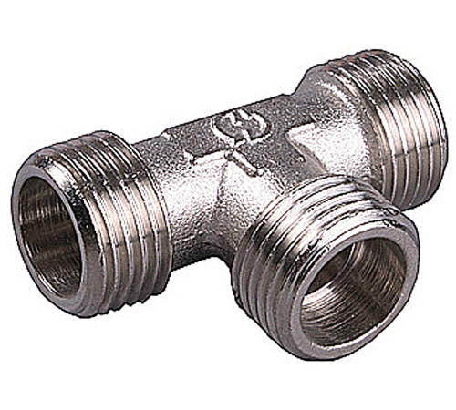 GENERAL FITTINGS наружная резьба 3/4″, никель, тройник (51051-3/4) купить  в Сочи