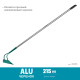 GRINDA PH-215 ALU, 215 х 65 х 1465 мм, трапециевидный профиль, углеродистая сталь, антикор. покрытие, алюминиевый черенок, мотыга, PROLine (39595) купить в Сочи