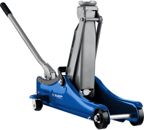 ЗУБР Т-55, 2 т, 80 - 380 мм, подкатной домкрат с увеличенным подъемом и низким подхватом, Профессионал (43058-2) купить  в Сочи