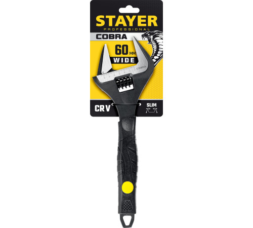 STAYER COBRA, 300/60 мм, разводной ключ, Professional (27264-30) купить в Сочи STAYER COBRA, 300/60 мм, разводной ключ, Professional (27264-30) купить в Сочи