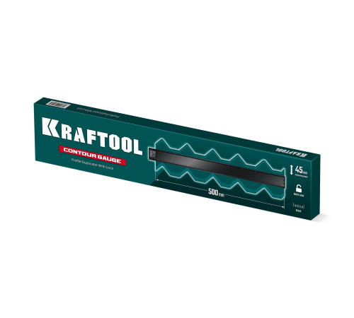KRAFTOOL 500 мм, шаблон для копирования контура с фиксатором (30077-500) купить в Сочи KRAFTOOL 500 мм, шаблон для копирования контура с фиксатором (30077-500) купить в Сочи