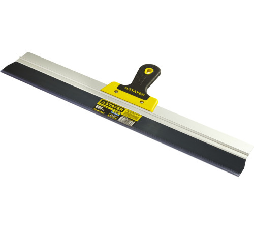 STAYER PROFlat, 600 мм, усиленная алюминиевая направляющая, двухкомпонентная ручка, анодированный, фасадный шпатель, Professional (10045-60) купить  в Сочи